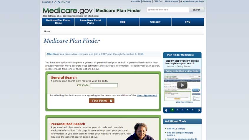 Improving Medicare.gov Plan Finder